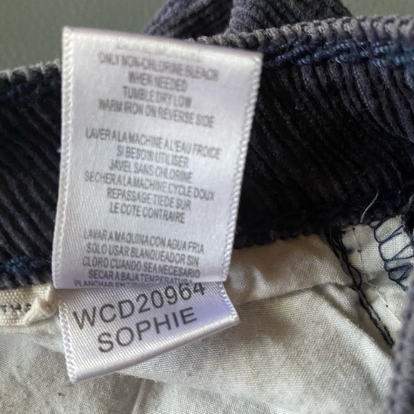 BCBG Blue Corduroy Pants - Picture 6 of 9